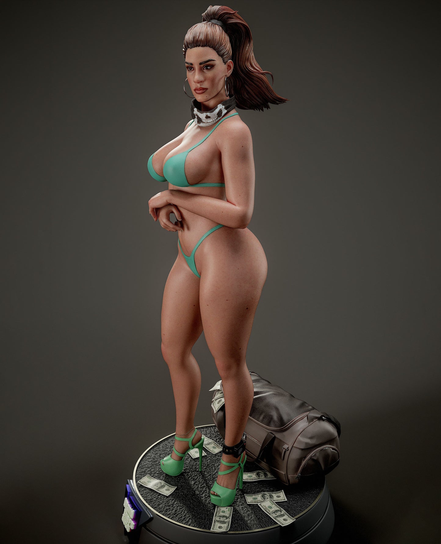 Lucia Caminos Statue