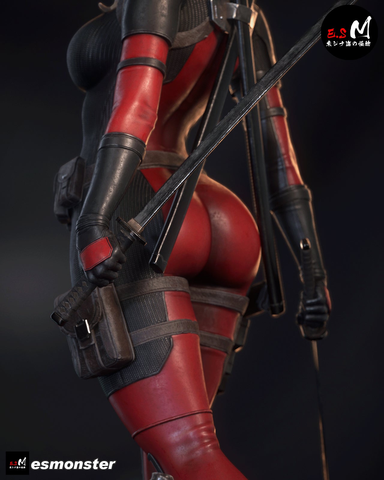 Lady Deadpool Statue