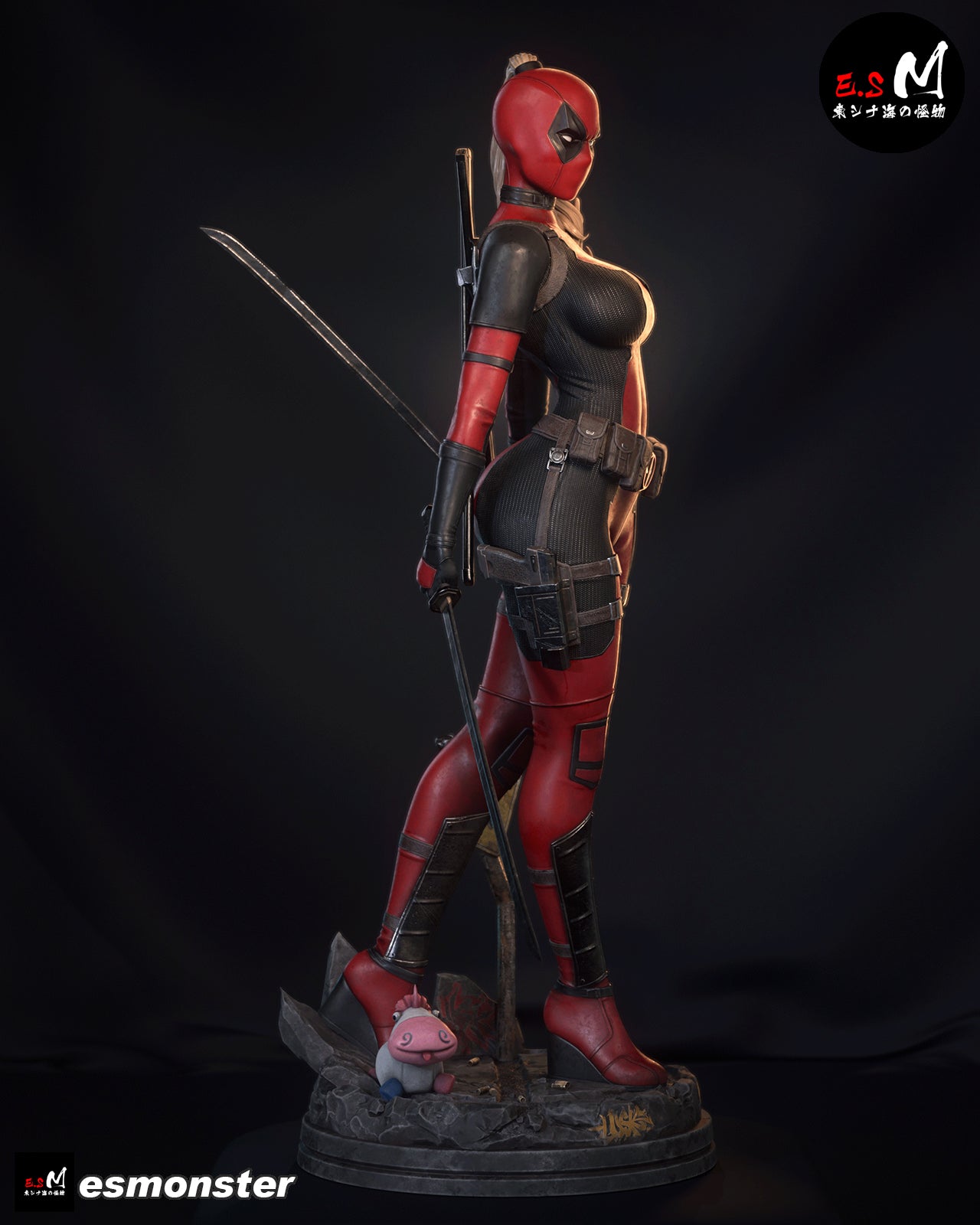 Lady Deadpool Statue