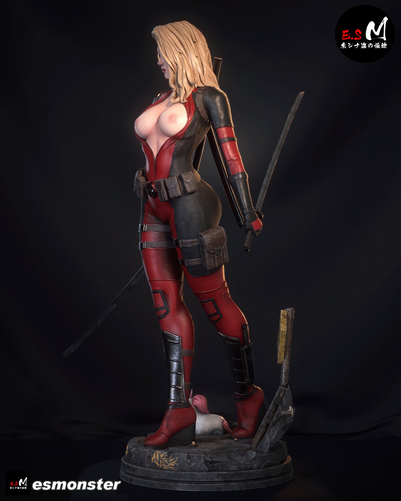 Lady Deadpool Statue