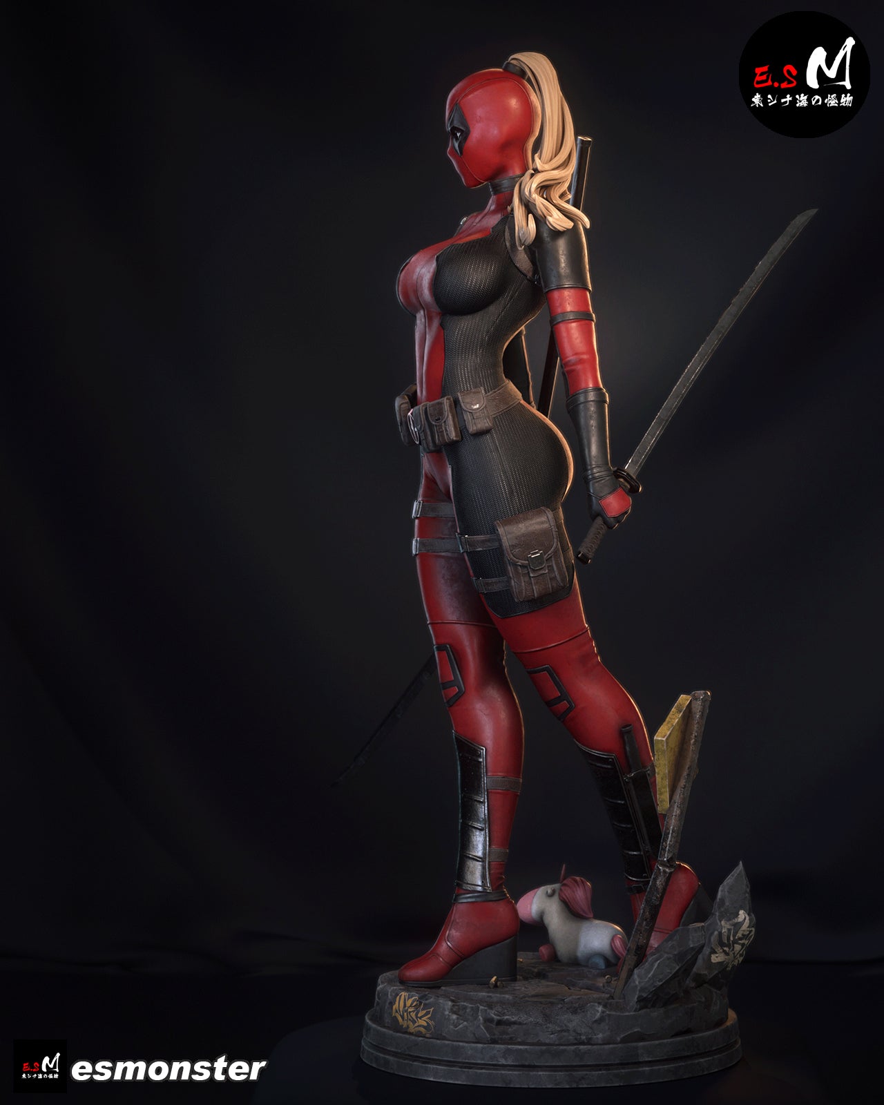Lady Deadpool Statue