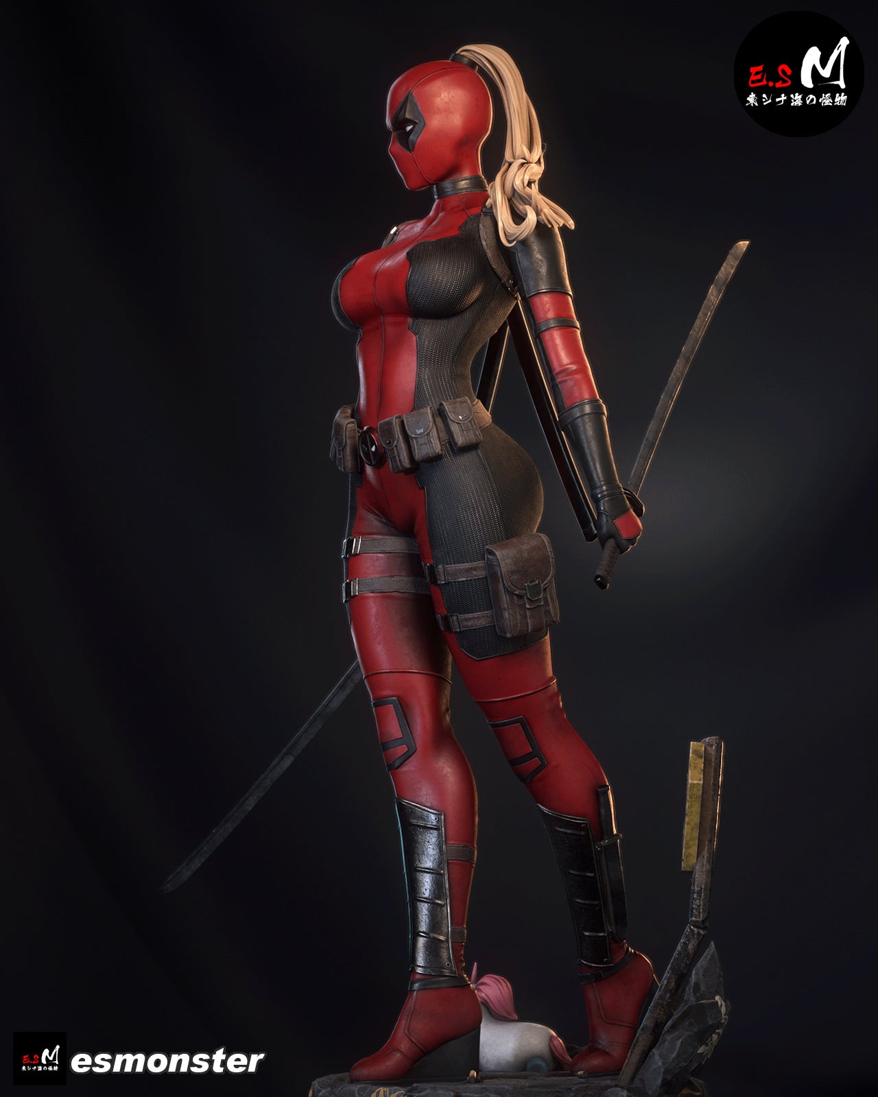 Lady Deadpool Statue