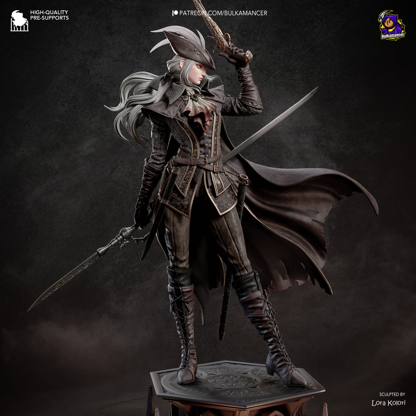 Lady Maria (Bloodborne) Statue 3D-Printed Kit