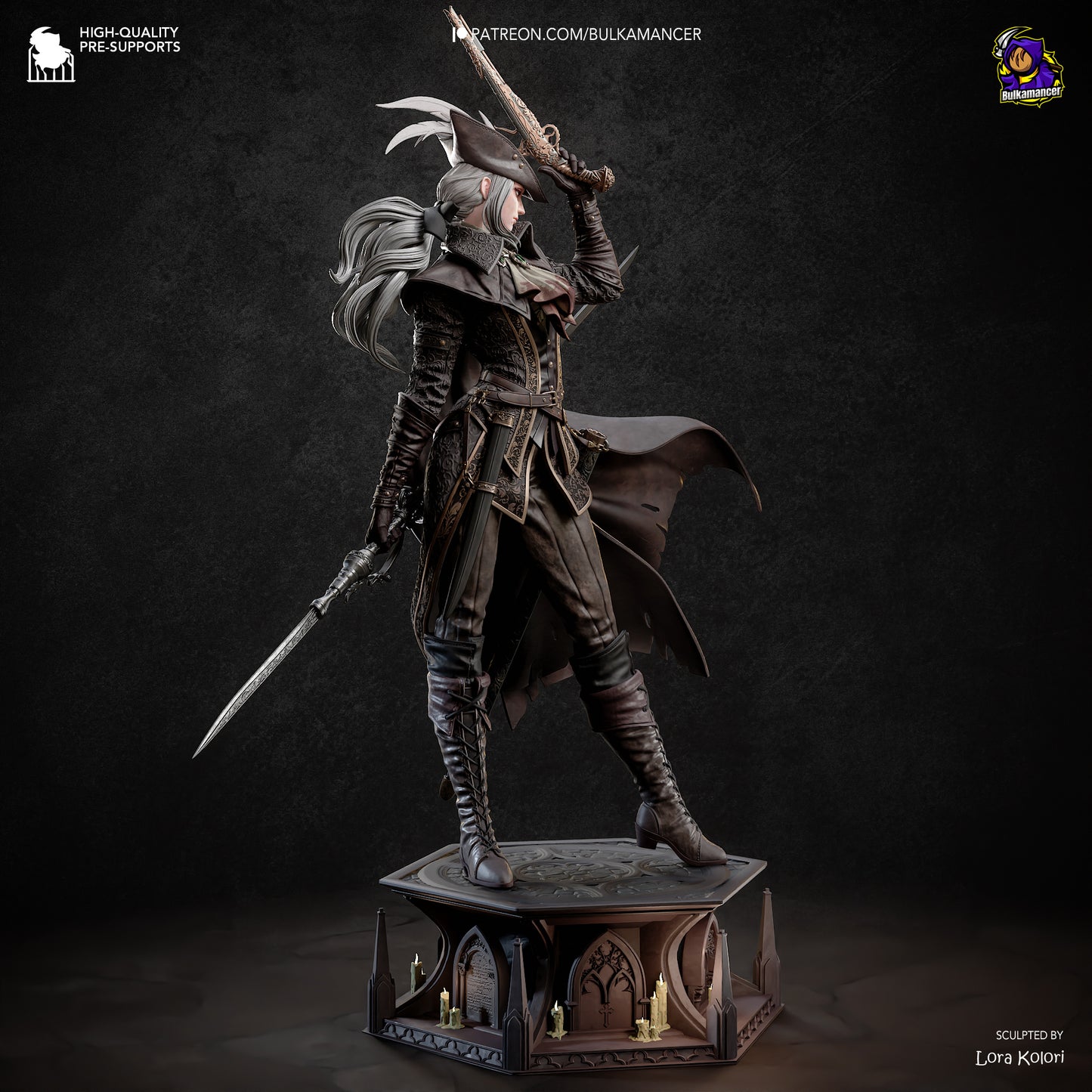 Lady Maria (Bloodborne) Statue 3D-Printed Kit