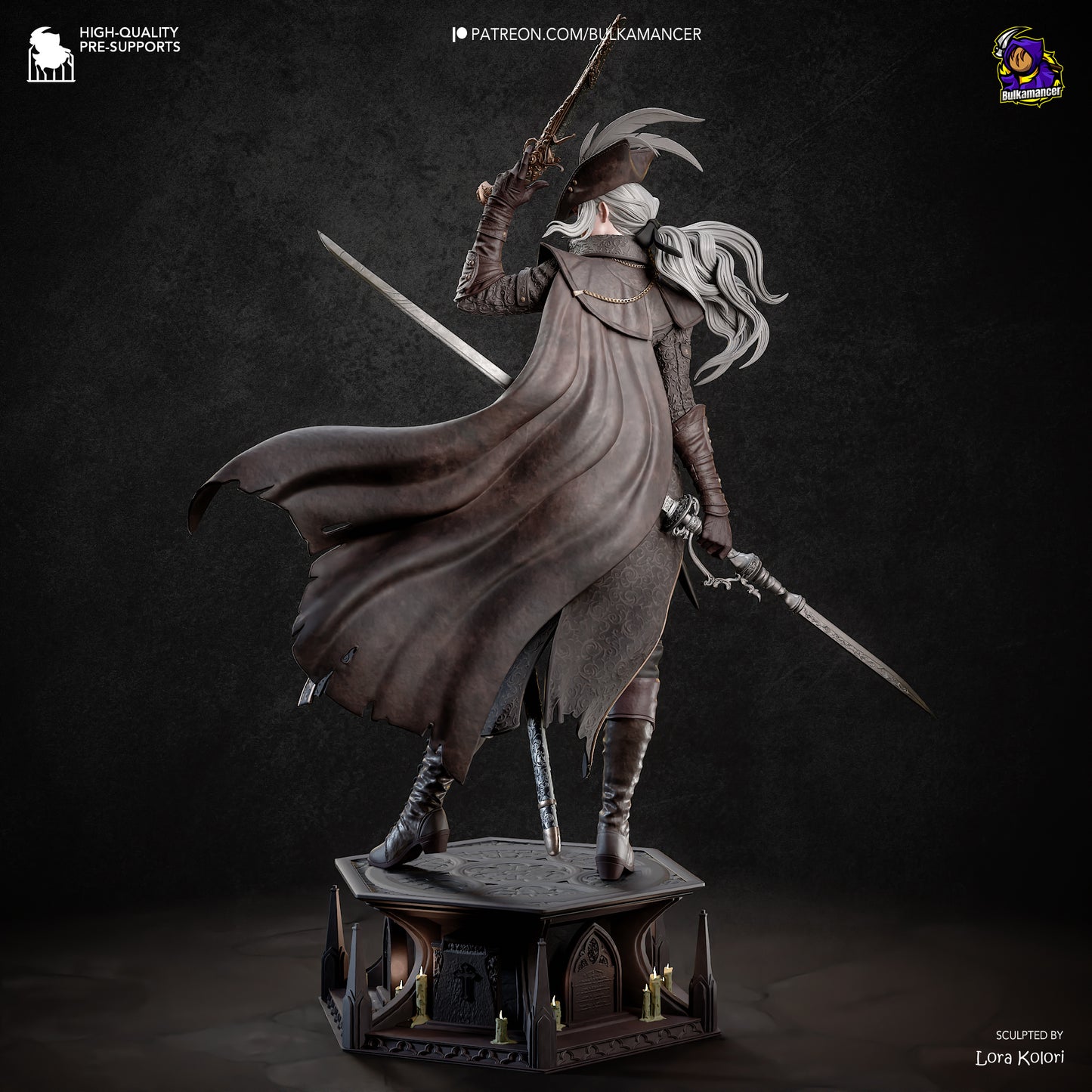 Lady Maria (Bloodborne) Statue 3D-Printed Kit