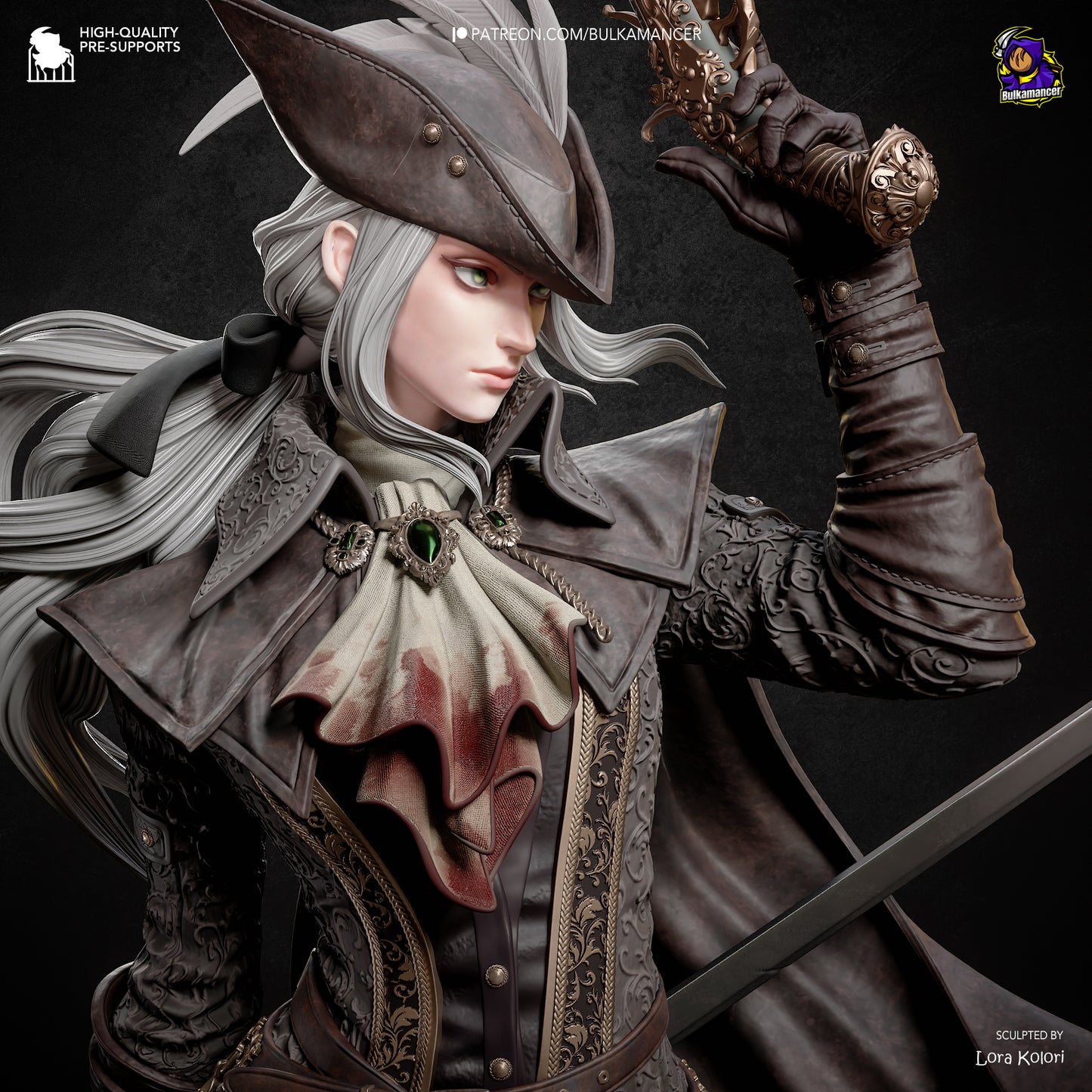 Lady Maria (Bloodborne) Statue 3D-Printed Kit