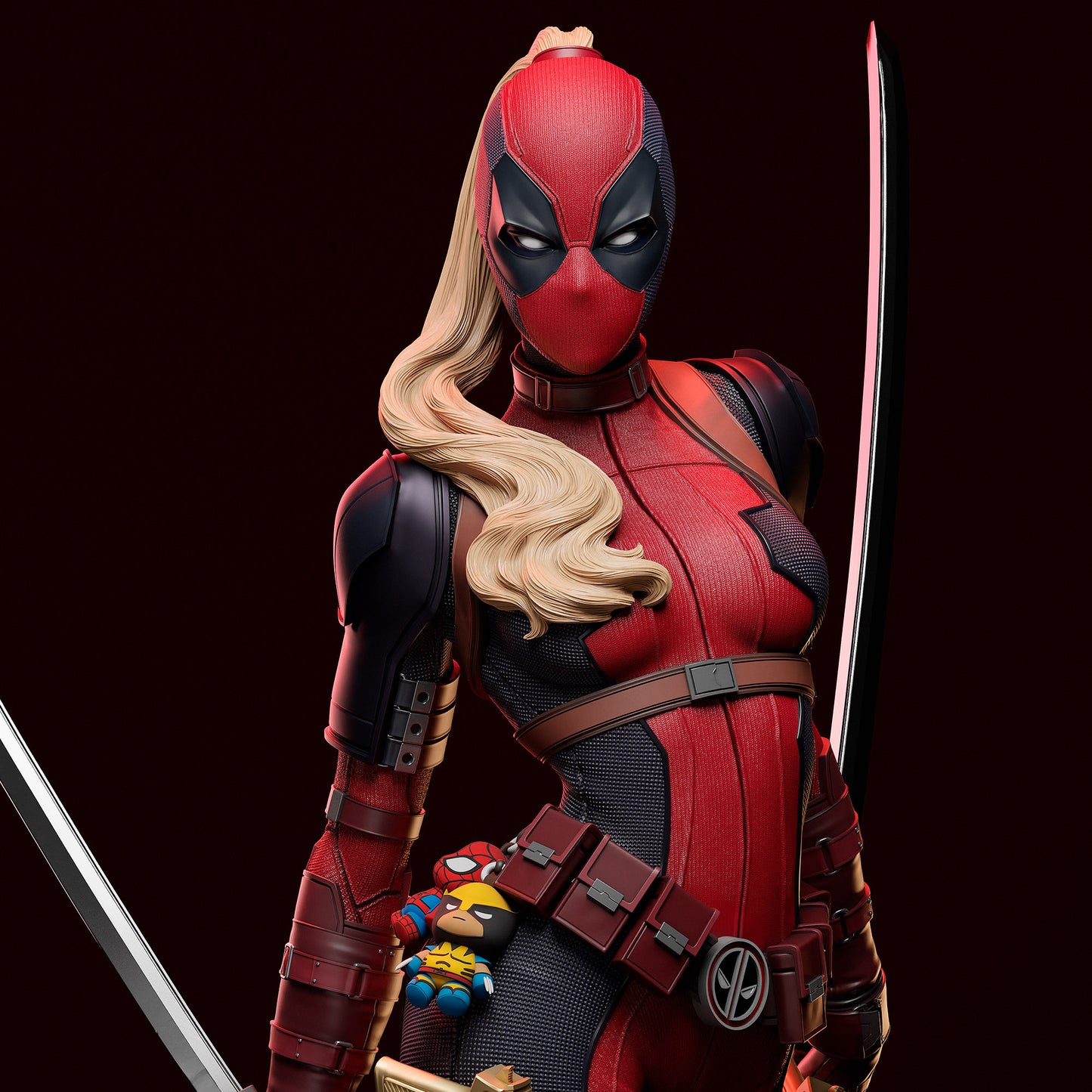 Lady Deadpool Statue