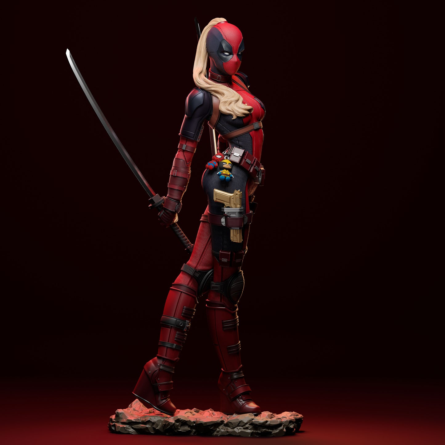 Lady Deadpool Statue
