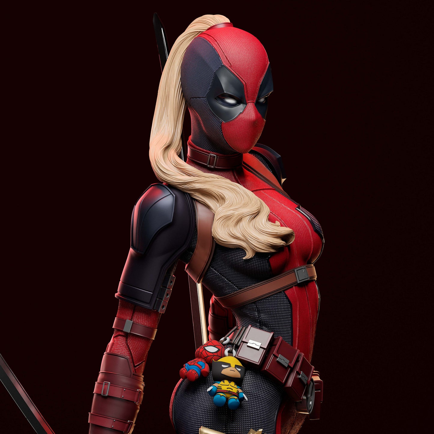 Lady Deadpool Statue