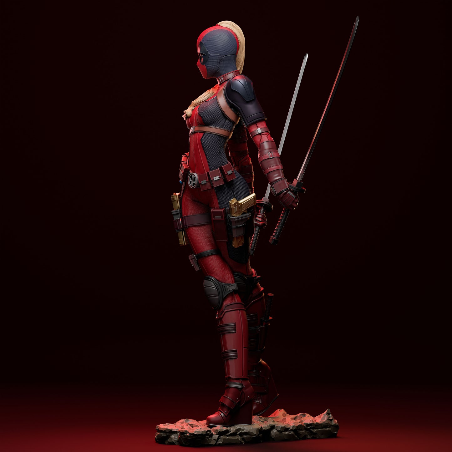 Lady Deadpool Statue