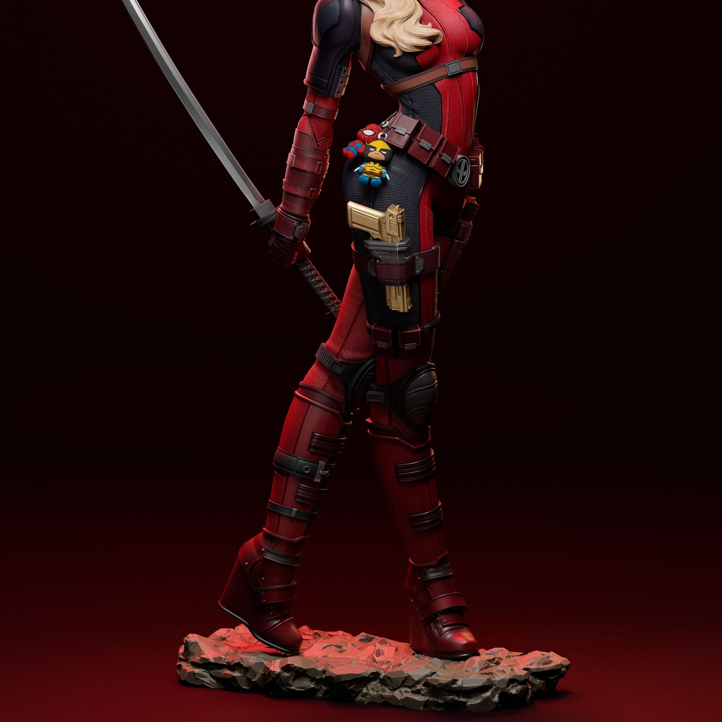 Lady Deadpool Statue
