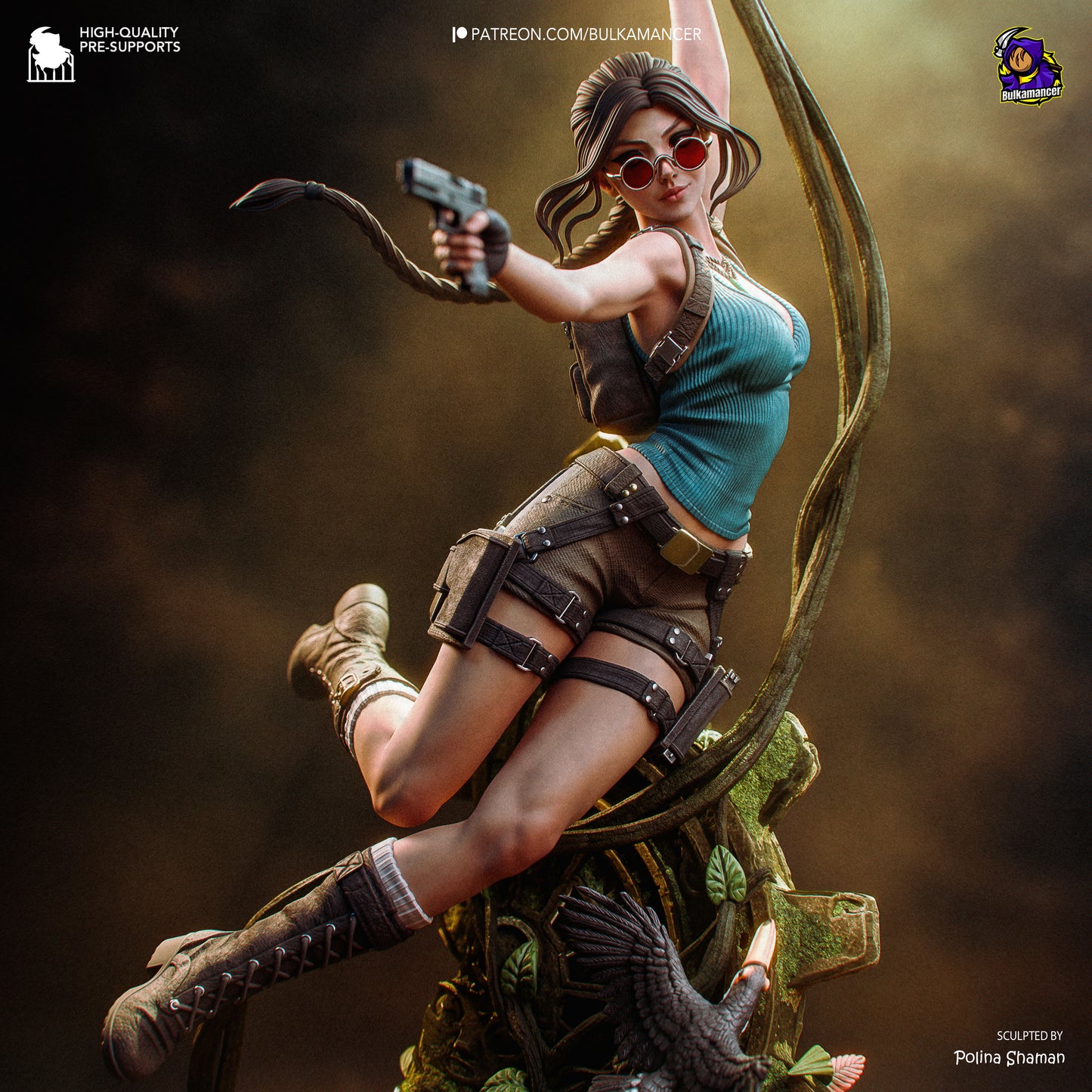 Lara Croft Statue