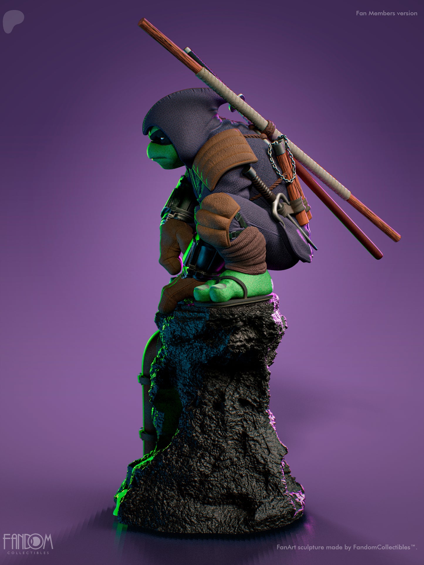 The Last Ronin Statue 3D-Printed Kit