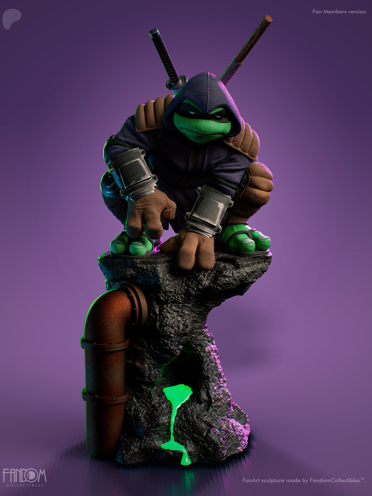 The Last Ronin Statue 3D-Printed Kit