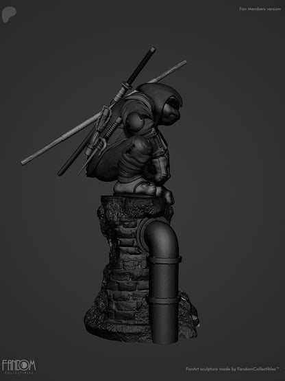 The Last Ronin Statue 3D-Printed Kit