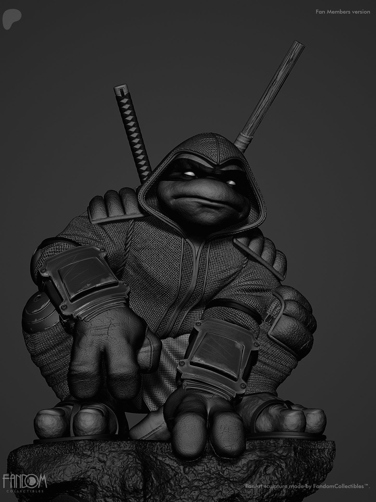 The Last Ronin Statue 3D-Printed Kit