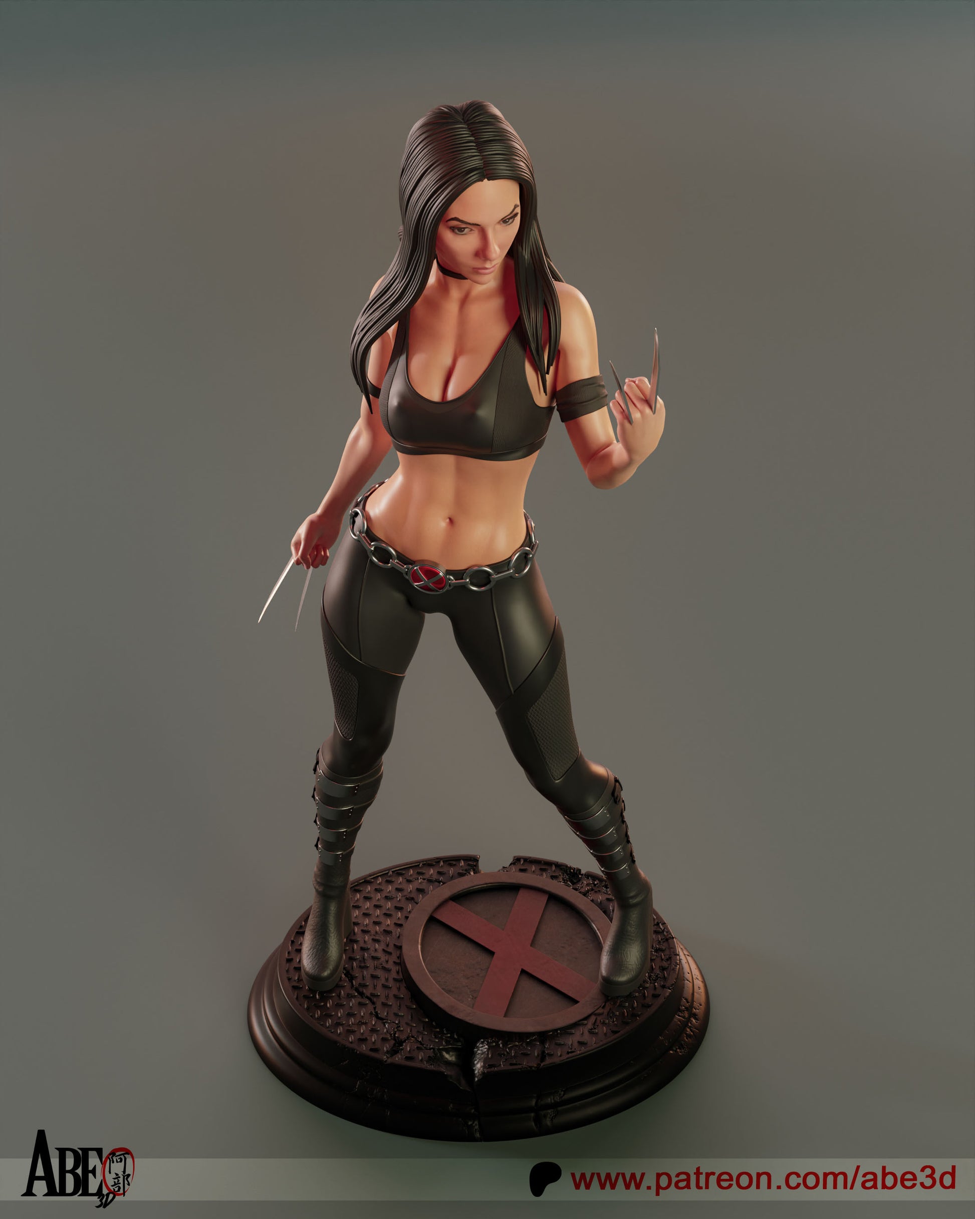 X-23 Laura Kinney Statue 3D-Printed Kit KAPIKOPRINTED X-23 Laura Kinney Statue 3D-Printed Kit KAPIKOPRINTED