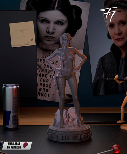 Leia Statue 3D-Printed Kit