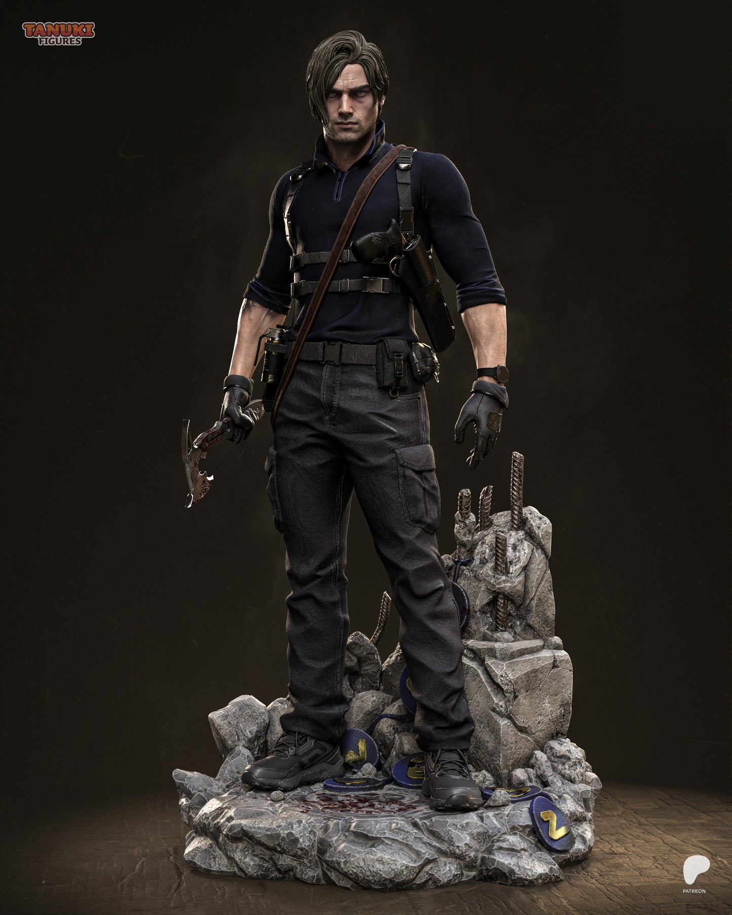 Leon Statue 3D-Printed Kit