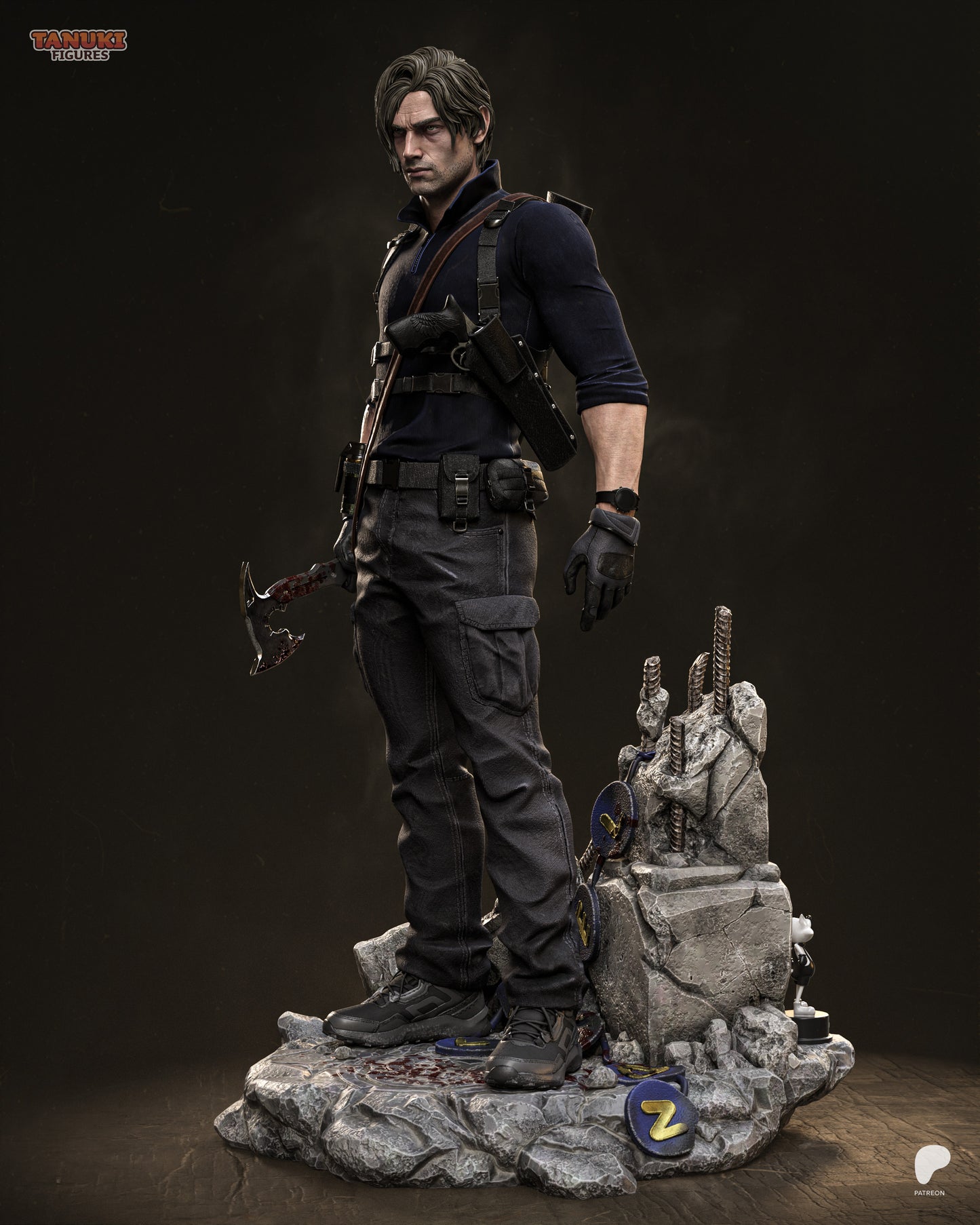 Leon Statue 3D-Printed Kit
