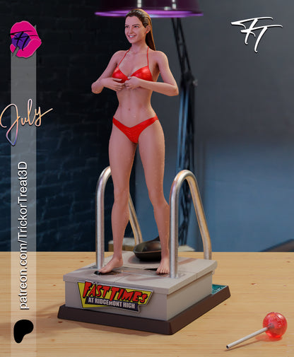 Phoebe Cates (Fast Times ...) Statue