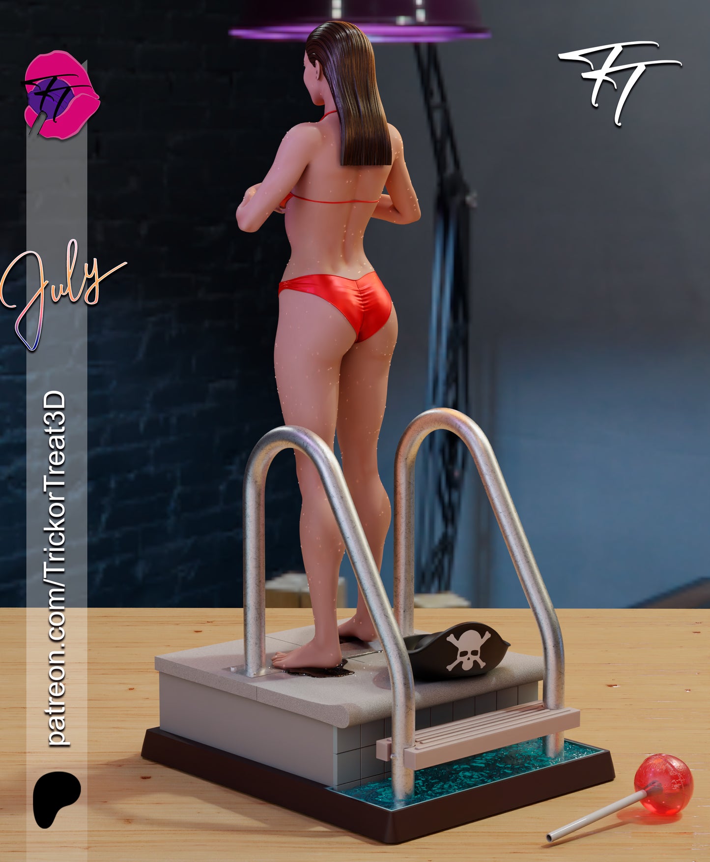 Phoebe Cates (Fast Times ...) Statue