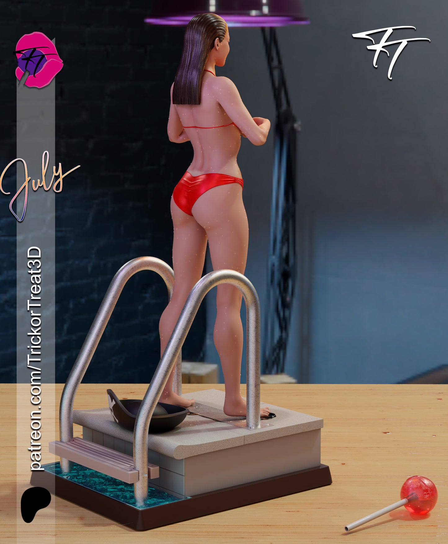 Phoebe Cates (Fast Times ...) Statue