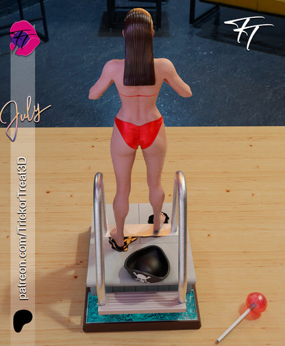 Phoebe Cates (Fast Times ...) Statue