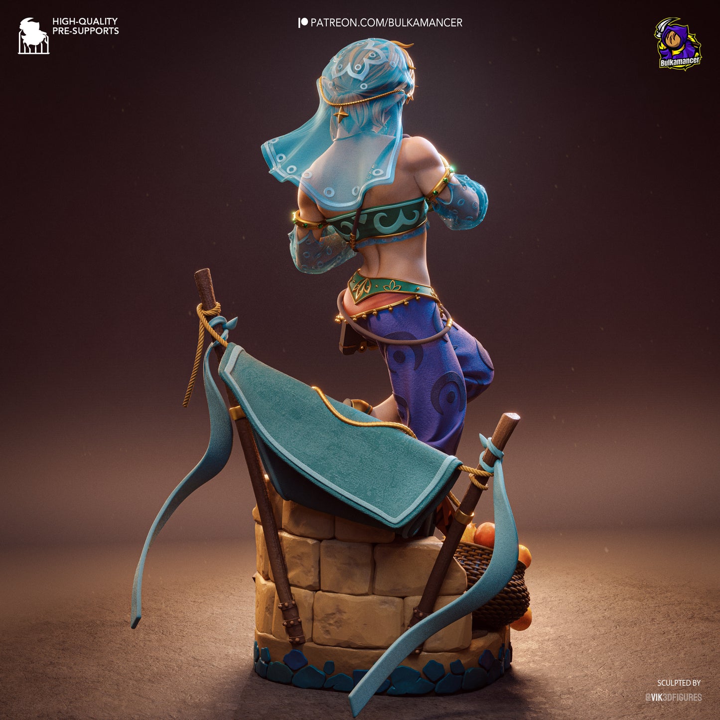 Gerudo Link Statue 3D-Printed Kit