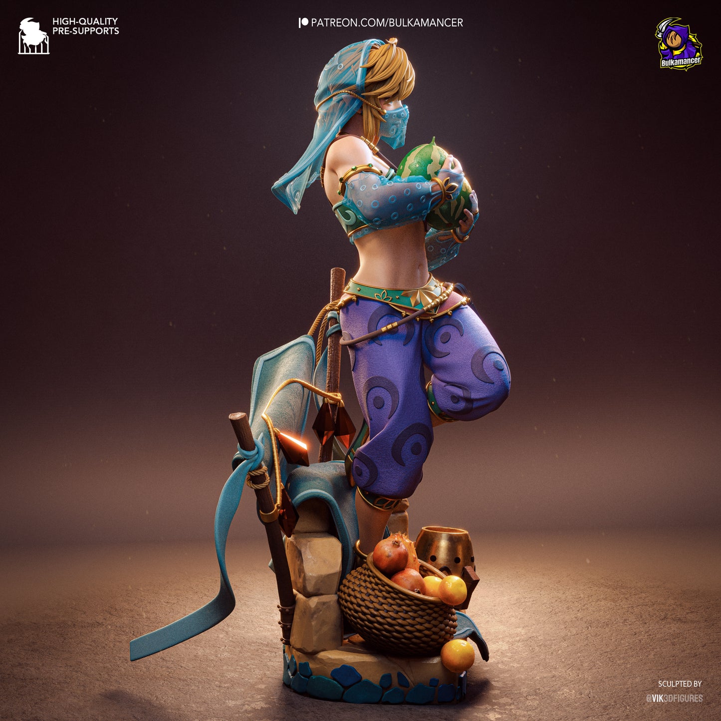 Gerudo Link Statue 3D-Printed Kit