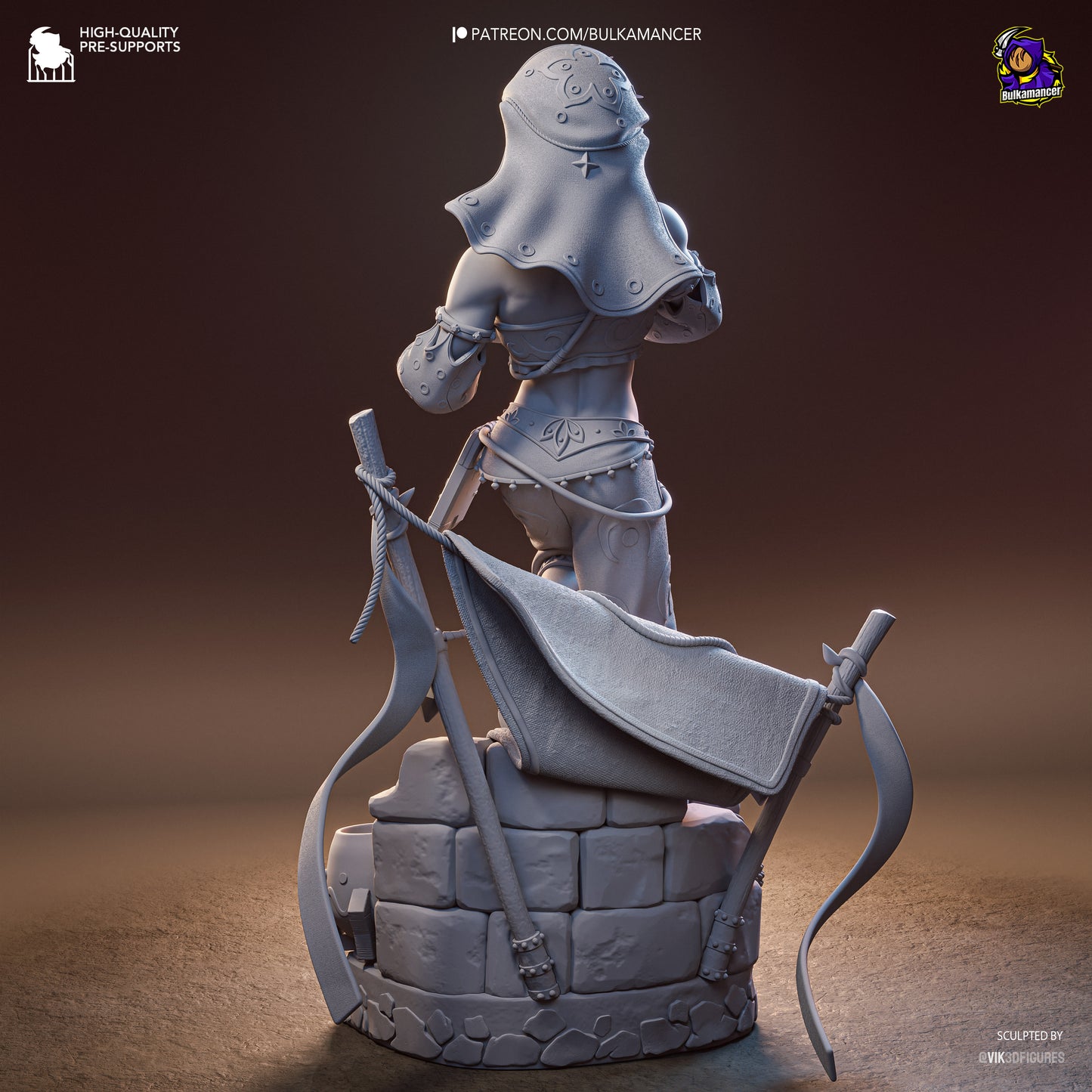 Gerudo Link Statue 3D-Printed Kit