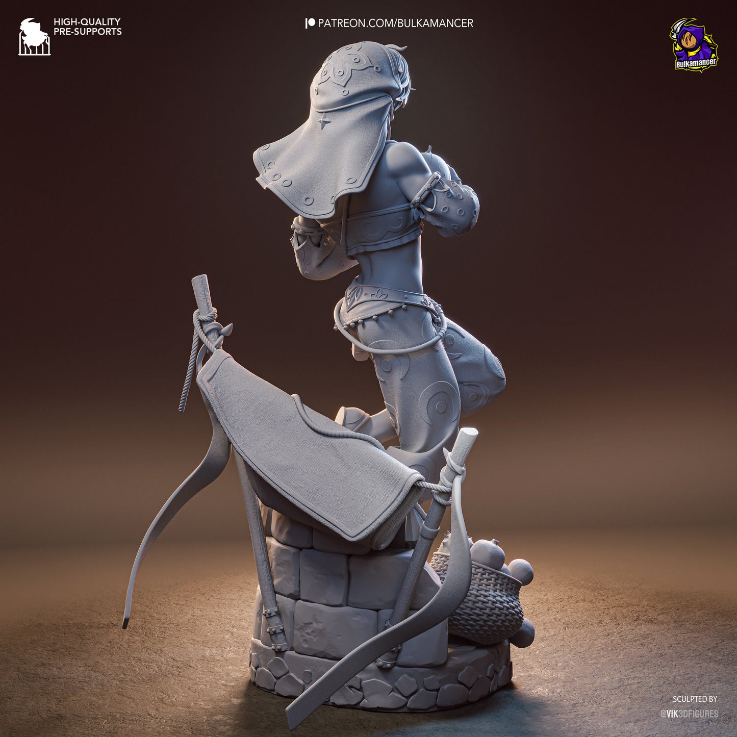 Gerudo Link Statue 3D-Printed Kit