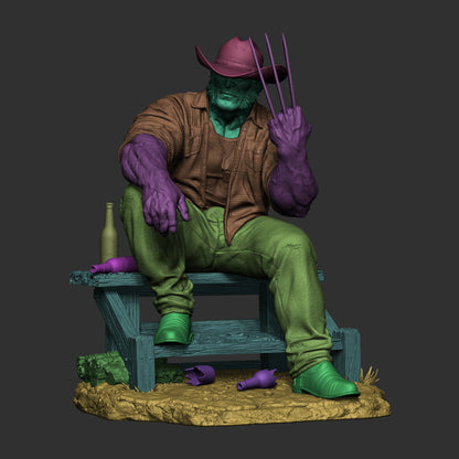Logan Statue 3D-Printed Kit
