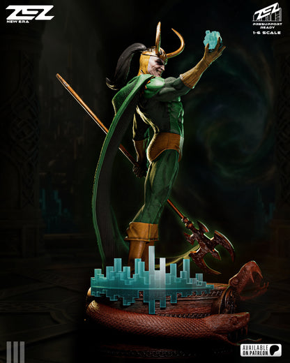 Loki (Museum Pose) Statue 3D-Printed Kit