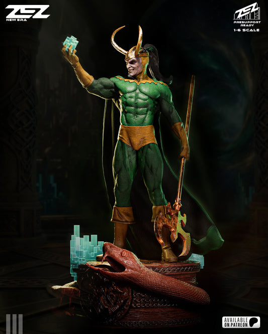 Loki (Museum Pose) Statue 3D-Printed Kit