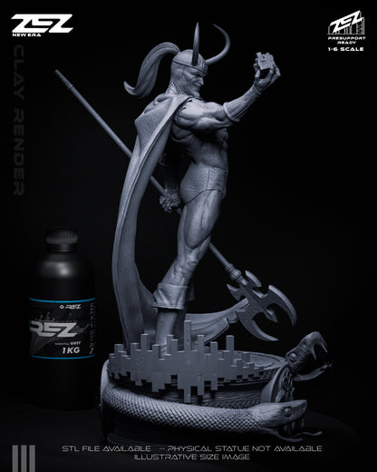 Loki (Museum Pose) Statue 3D-Printed Kit
