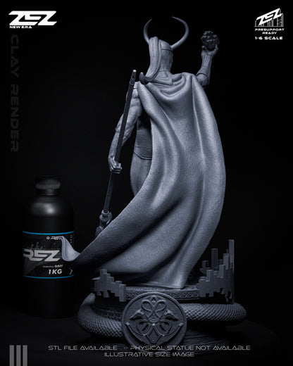 Loki (Museum Pose) Statue 3D-Printed Kit