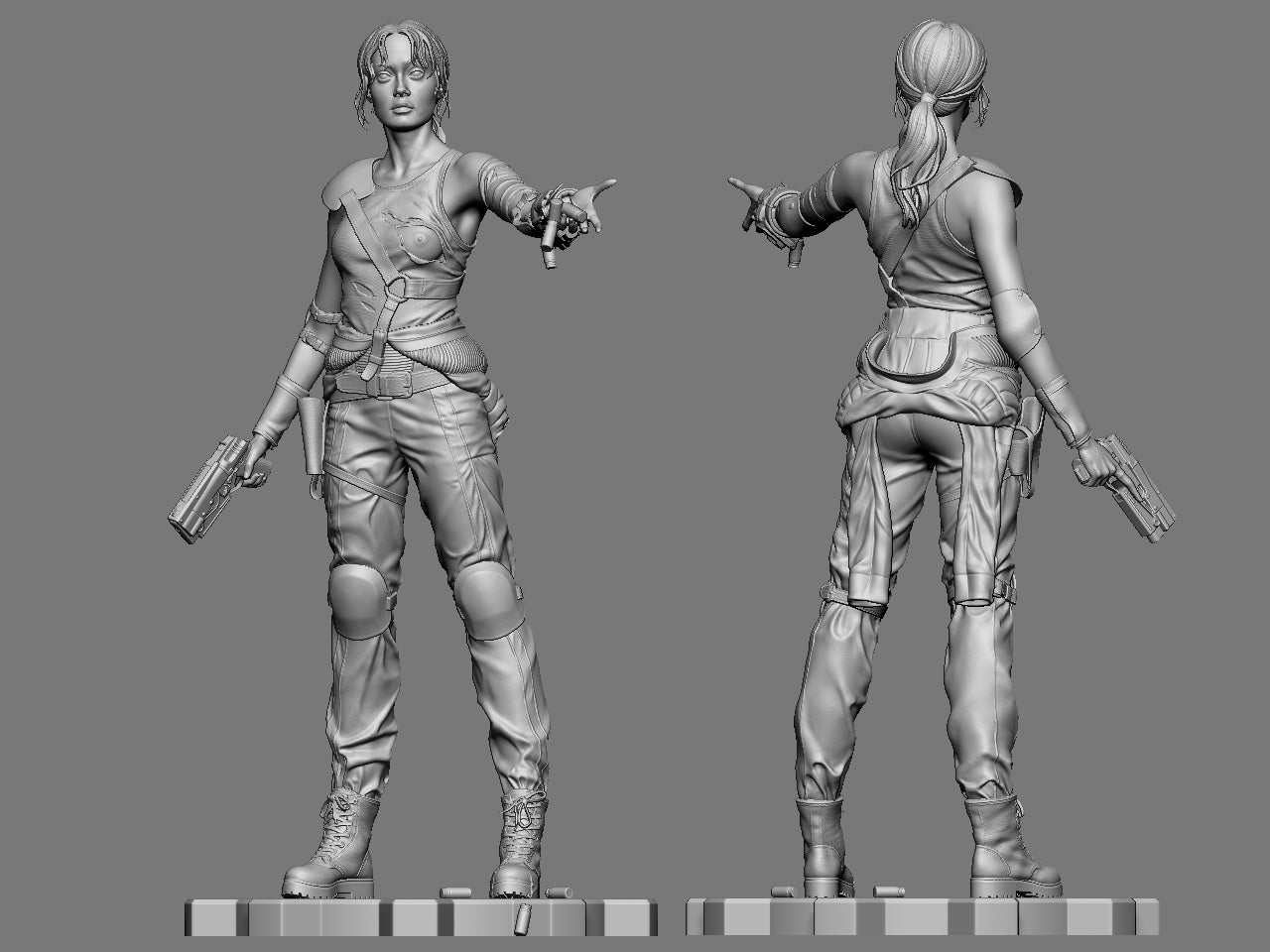 Lucy (Fallout) Statue 3D-Printed Kit