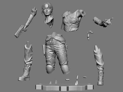 Lucy (Fallout) Statue 3D-Printed Kit