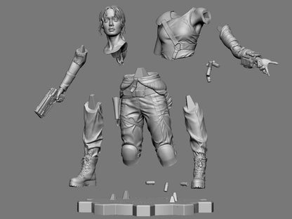 Lucy (Fallout) Statue 3D-Printed Kit