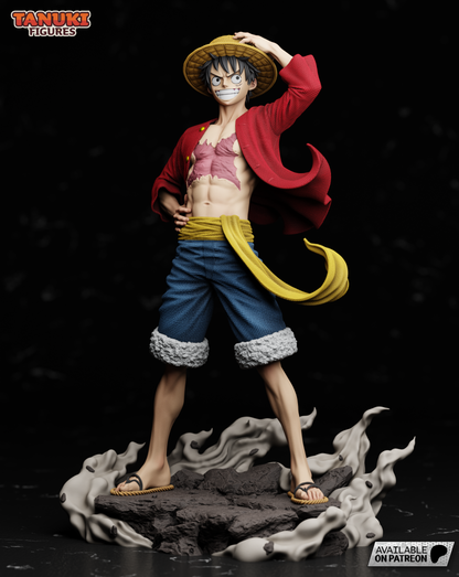 Luffy Statue 3D-Printed Kit