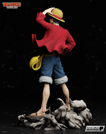 Luffy Statue 3D-Printed Kit