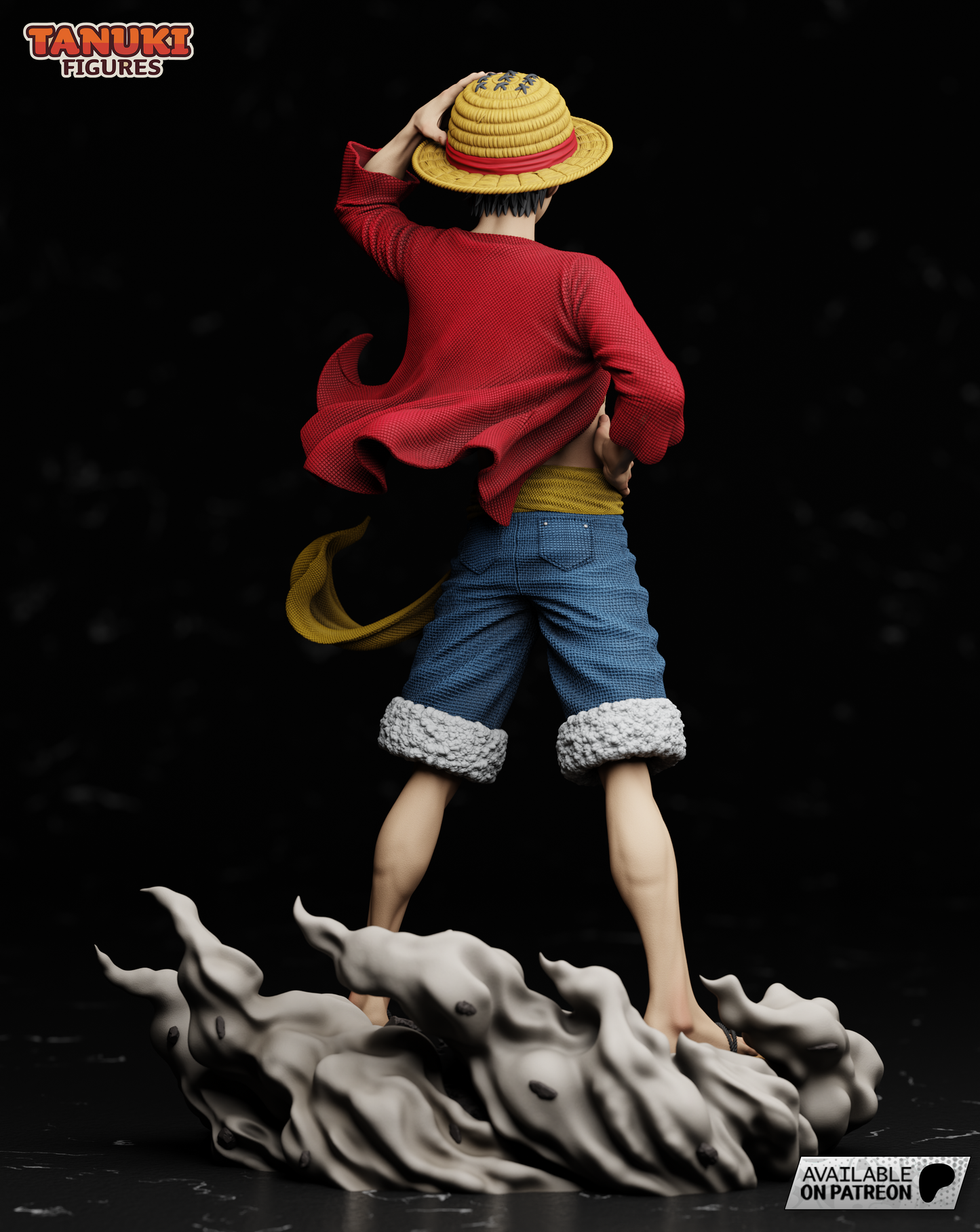 Luffy Statue 3D-Printed Kit