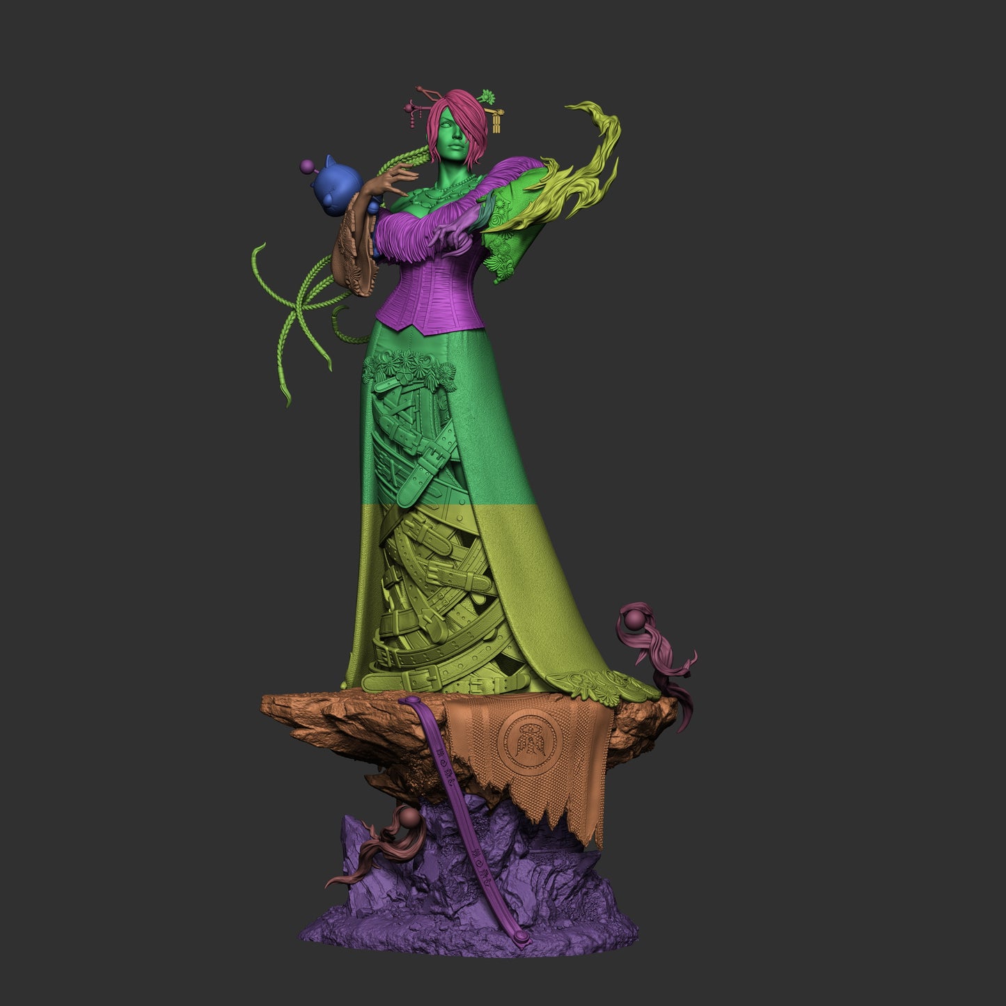 Lulu Statue 3D-Printed Kit