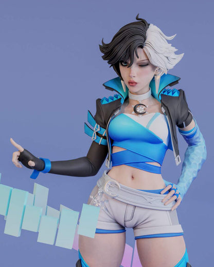 Luna Snow Statue 3D-Printed Kit