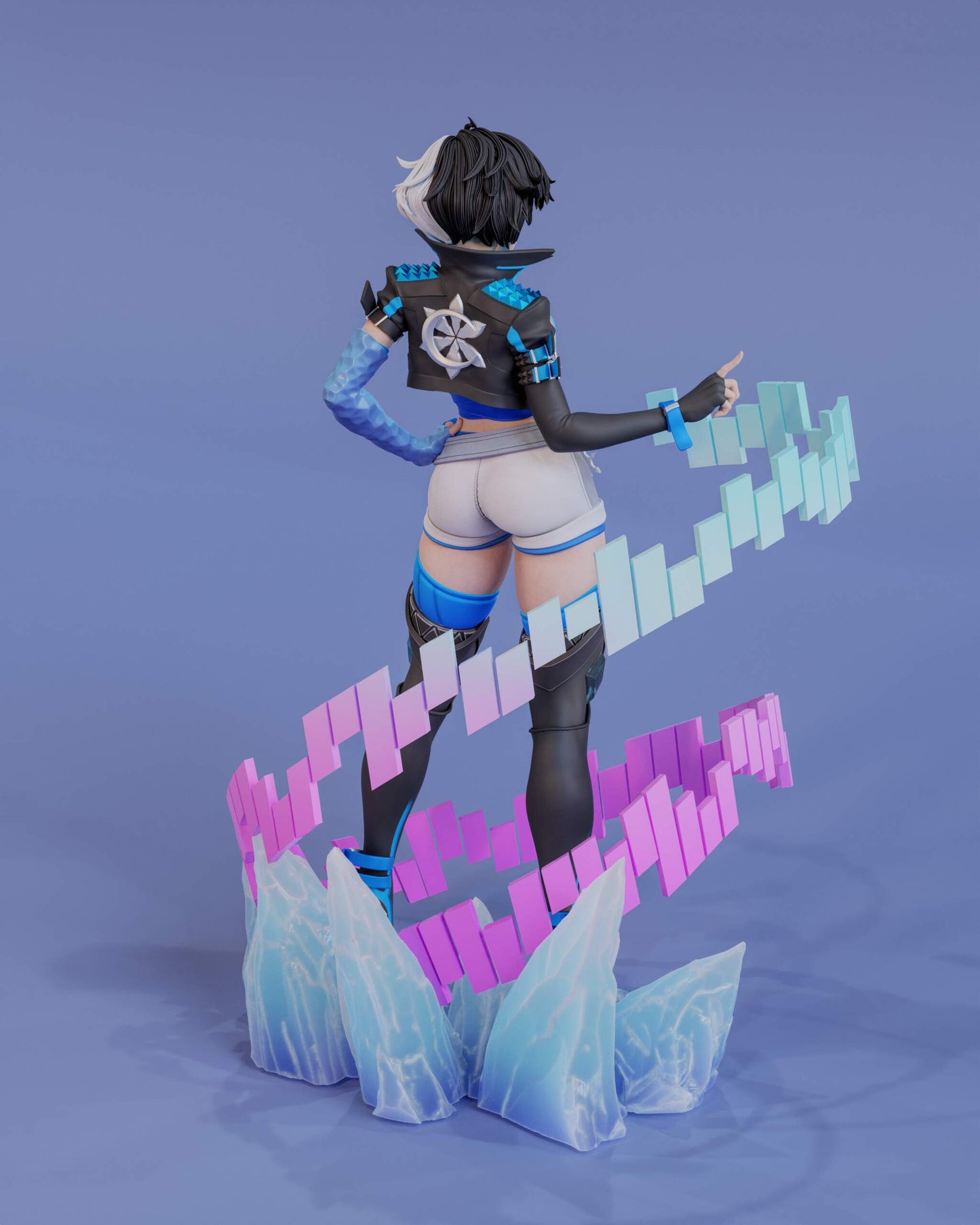 Luna Snow Statue 3D-Printed Kit