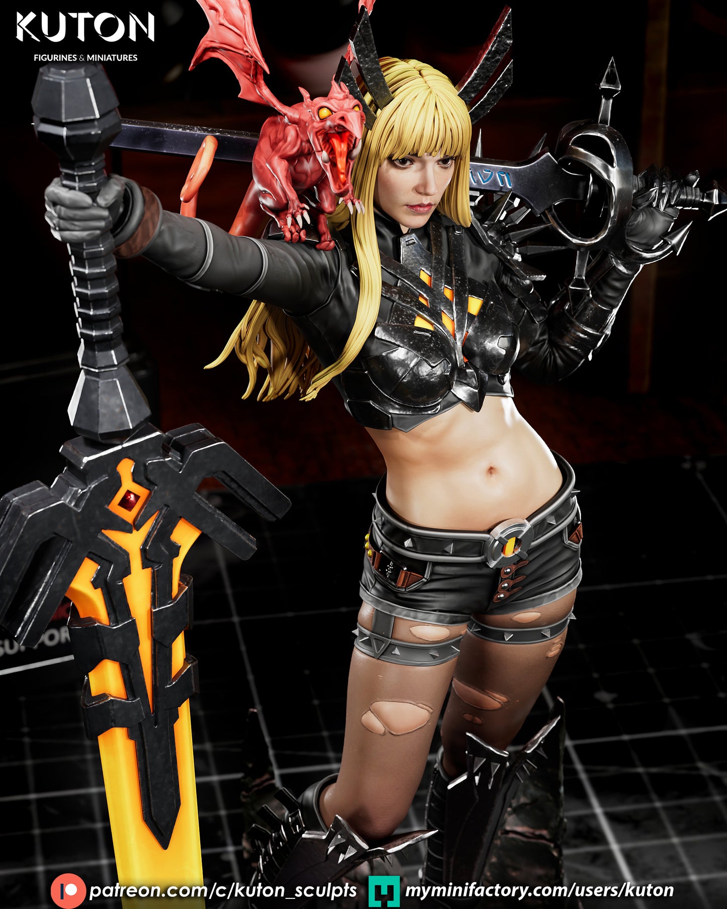 Magik Statue 3D-Printed Kit