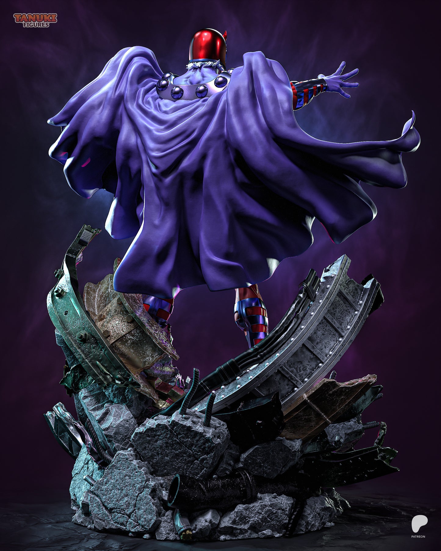 Magneto Statue 3D-Printed Kit