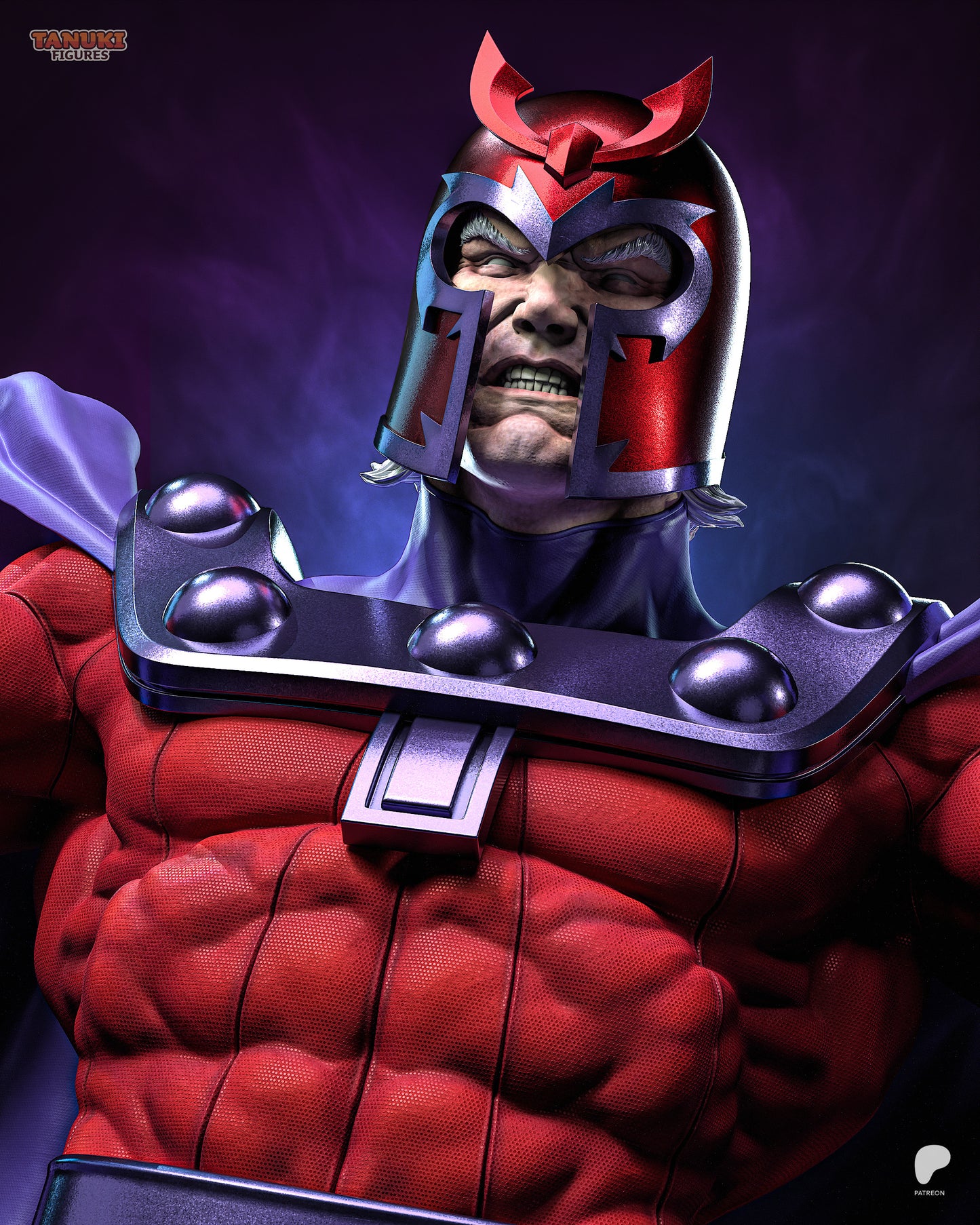 Magneto Statue 3D-Printed Kit