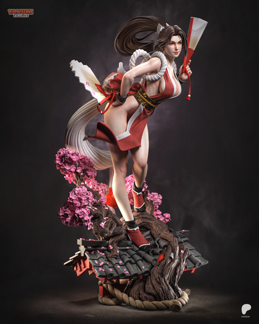 Mai Shiranui Statue 3D-Printed Kit